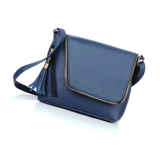 Blue Cross Body Sling Bag For Ladies