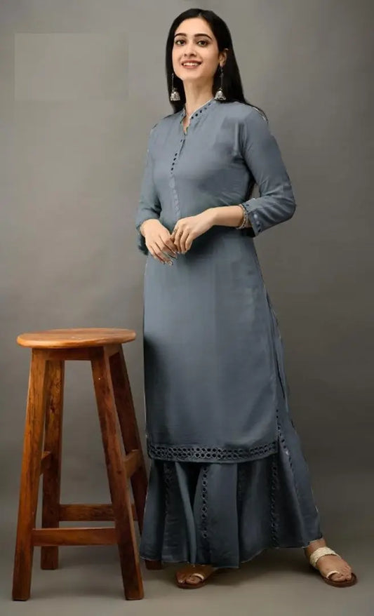 Beautiful Women Kurta Plazzo Set