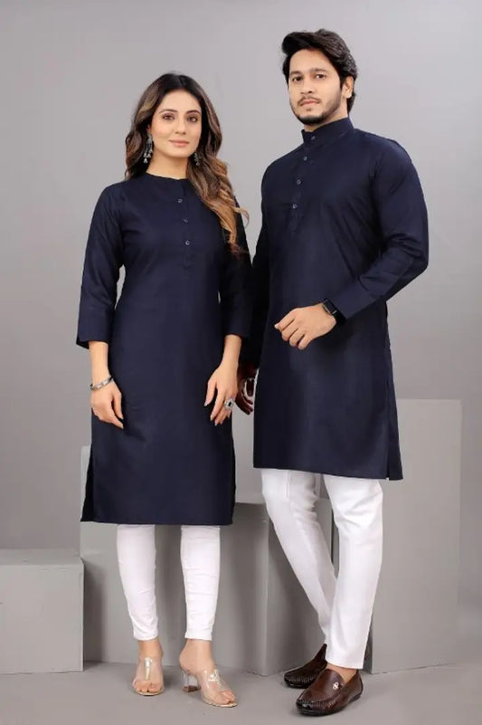 Man Women Kurta set With Payjama