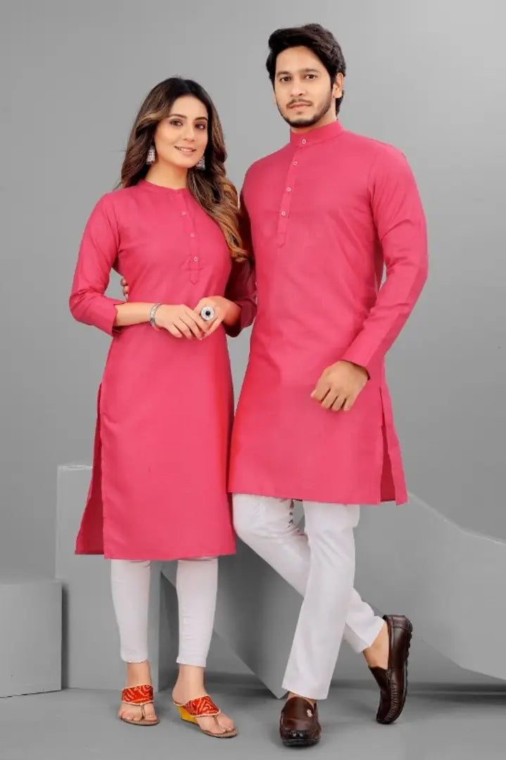 Man Women Kurta set With Payjama