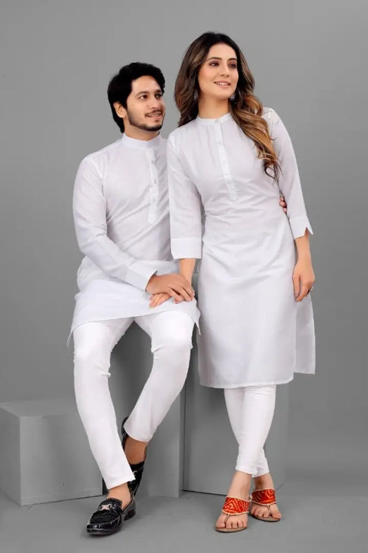 Man Women Kurta set With Payjama