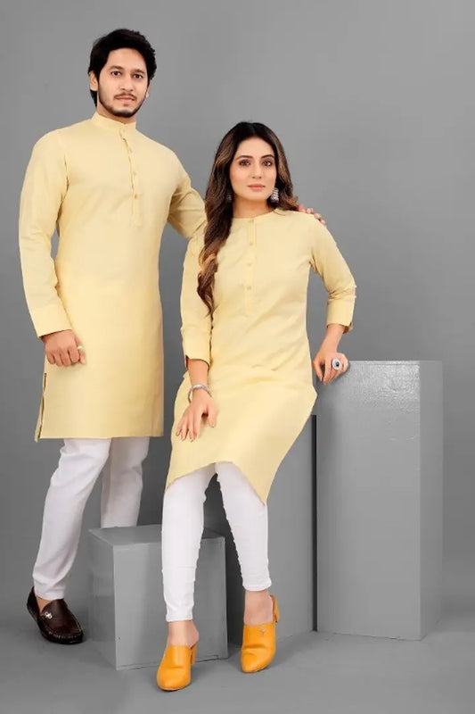 Man Women Kurta set With Payjama