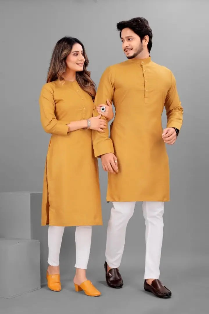 Man Women Kurta set With Payjama